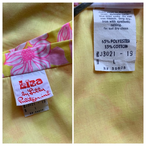 vintage [Liza by Lily Pulitzer] wrap skirt - Picture 7 of 8